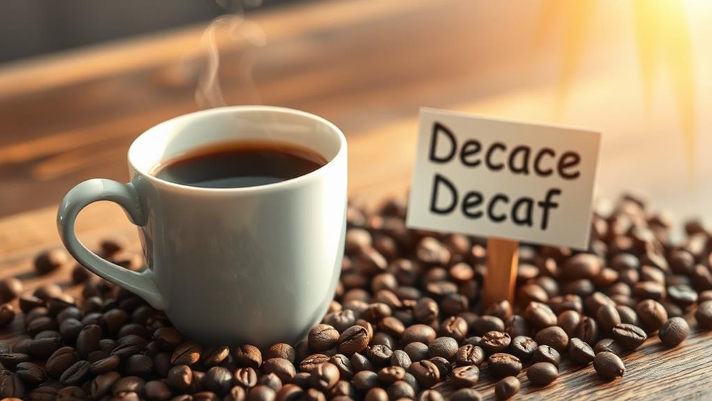 decaf coffee has caffeine