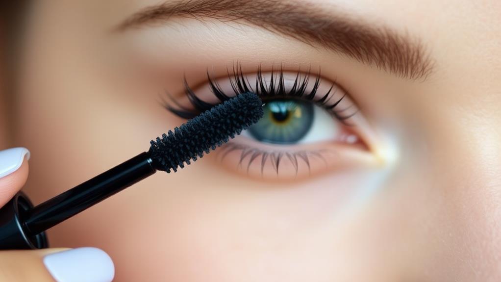 thicker lashes with mascara